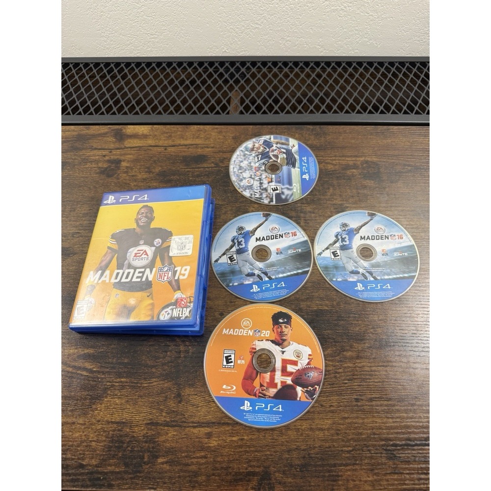 Lot Of 5 PS4 Games. Untested. 1 Case. 5‎ discs